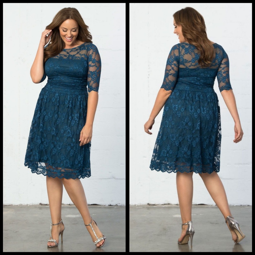 Kiyonna Lace Dress Plus Size Like New